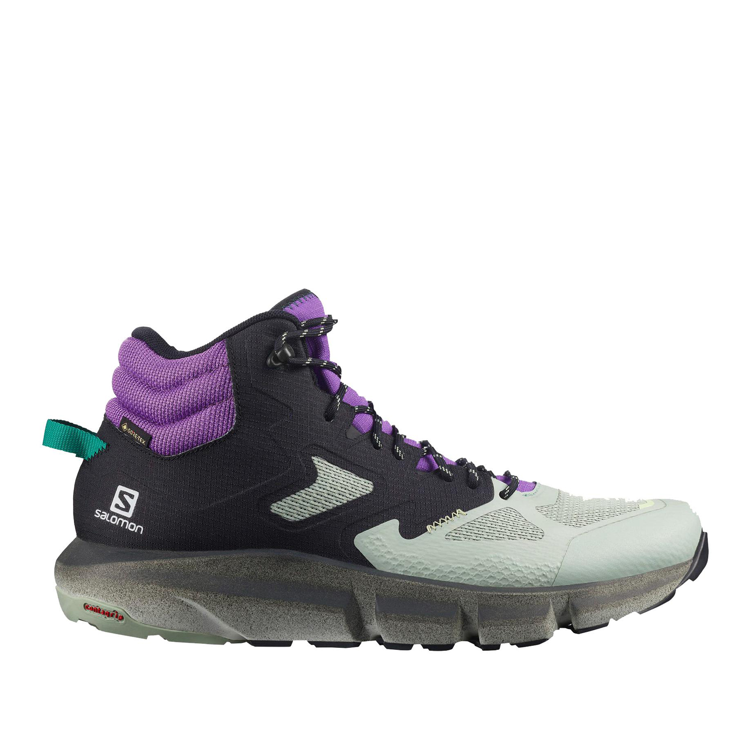 Ботинки SALOMON Predict Hike Mid Gtx Black/Aqua Gray/Royal Lilac