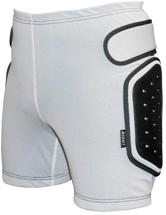 Защитные шорты BIONT Экстрим с открытым пластиком 8-10мм Белый