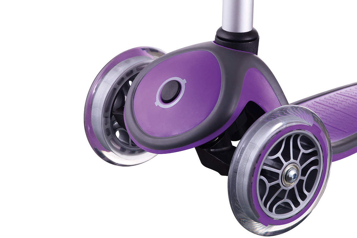 Самокат Globber Primo Plus Lights (свет.колеса) Фиолетовый