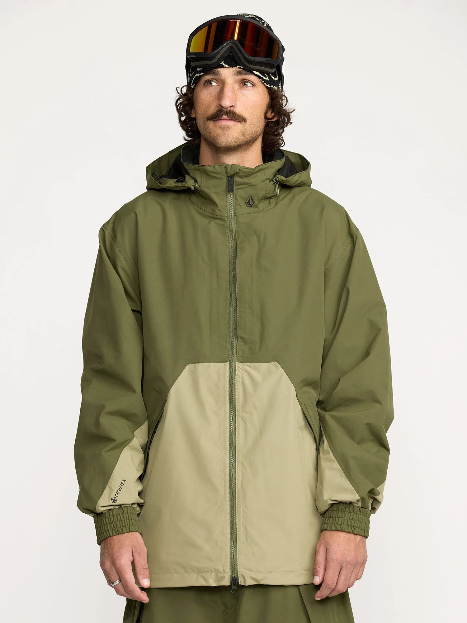 VOLCOM MELANCON GORE-TEX カーキ 上下 Куртка сноубордическая мужская Volcom Longo GTX Dark Olive