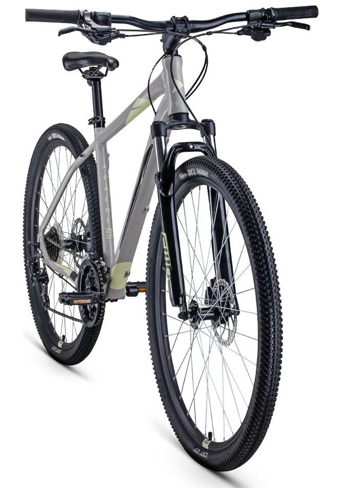 Велосипед Forward Apache 29 2.0 Disc 2021 Серый/Бежевый