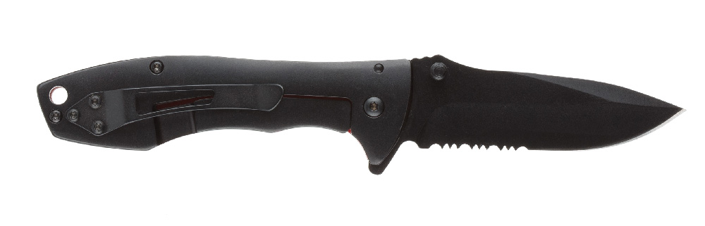 Нож Stinger Knives 80 мм рукоять сталь/алюминий Красный