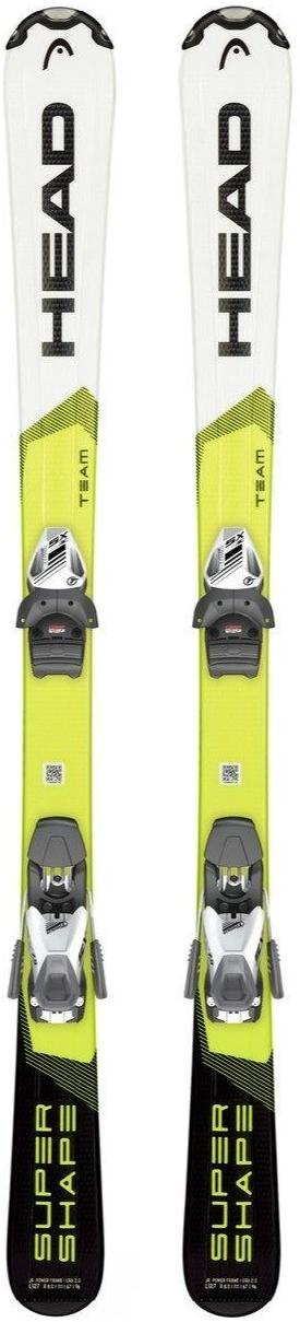 Горные лыжи с креплениями HEAD 2020-21 SupershapeTeam+SX 4.5 AC BRAKE 74 white/yellow