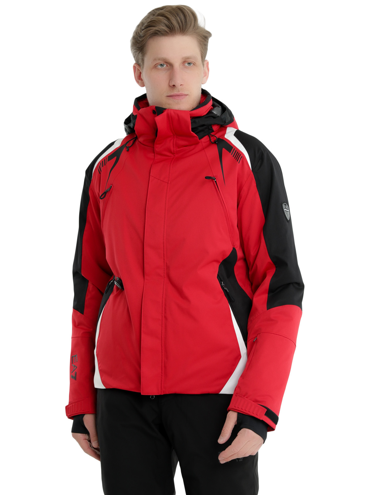 Куртка горнолыжная EA7 Emporio Armani 2020-21 SKI M JKT 7 Racing red -  купить, цена 47390 руб, отзывы на КАНТе