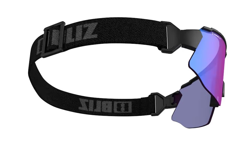 Очки солнцезащитные BLIZ Breeze Nano Optics Matt Black/Nordic Light/Begonia Violet Blue S2