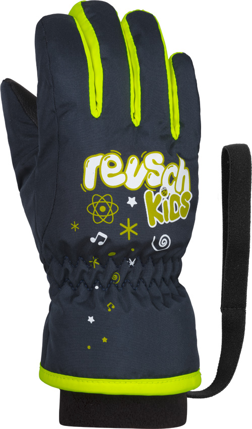 Перчатки REUSCH Kids Dress Blue/Safety Yellow