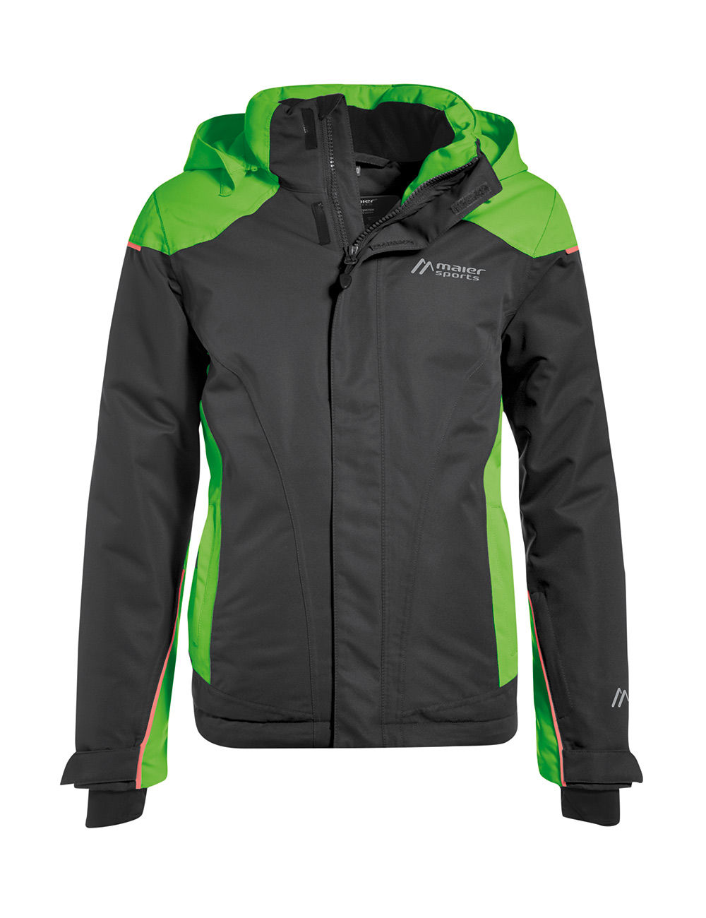 Куртка горнолыжная Maier 2016-17 0616 Calgary Junior black/classic green