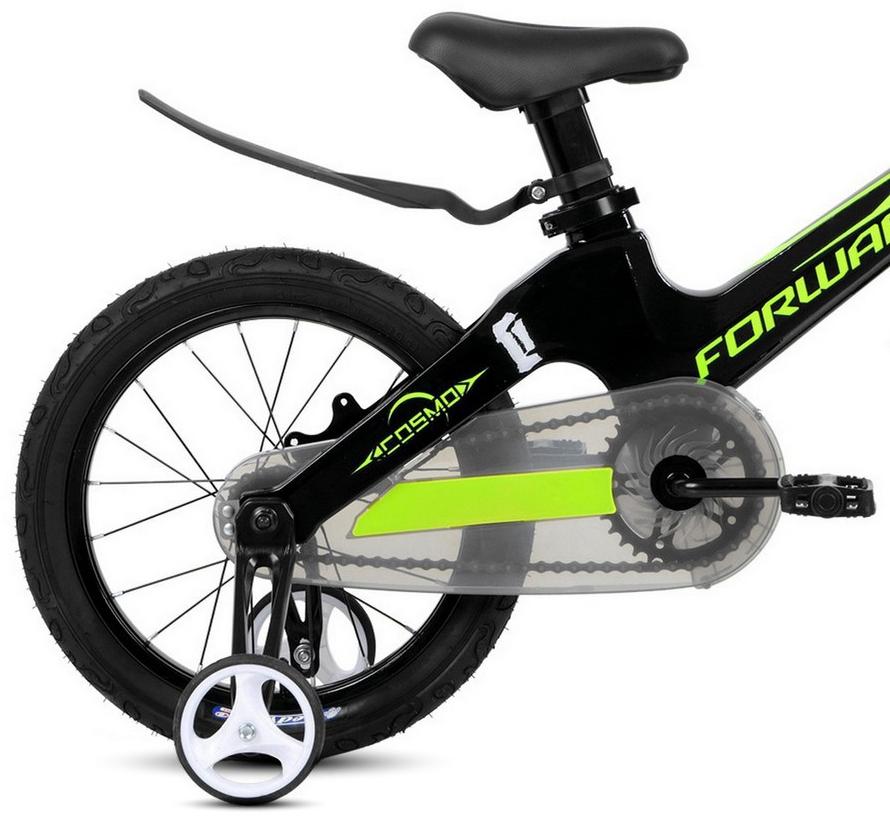 Велосипед Forward Cosmo 16 2020 черный/зеленый