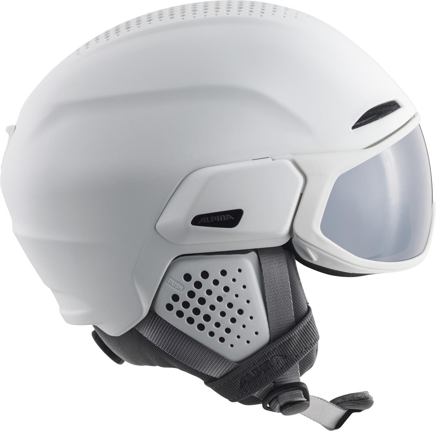 Шлем с визором ALPINA Alto Q-Lite White Matt