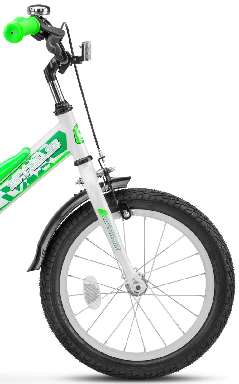 Велосипед Stels Jet 16 Z010 2019 Белый/Салатовый