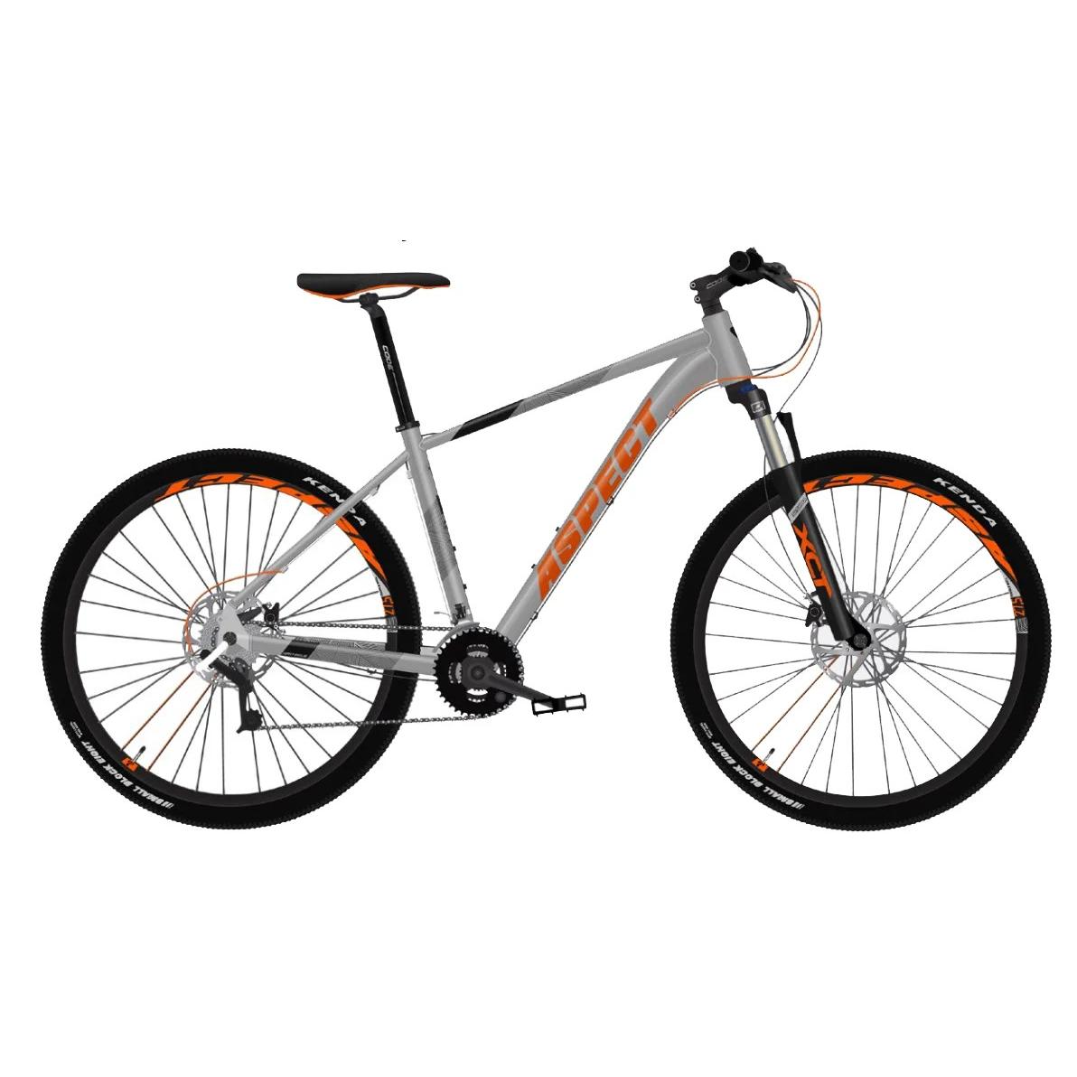 Велосипед Aspect Stimul 27.5 2019 Серо-оранжевый