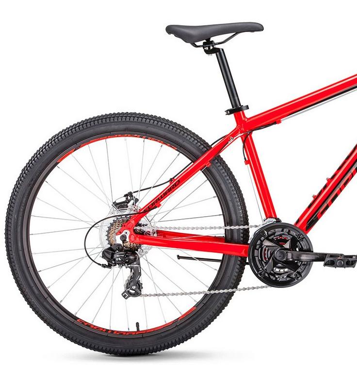 Велосипед Forward Apache 29 2.0 Disc 2020 красный/черный