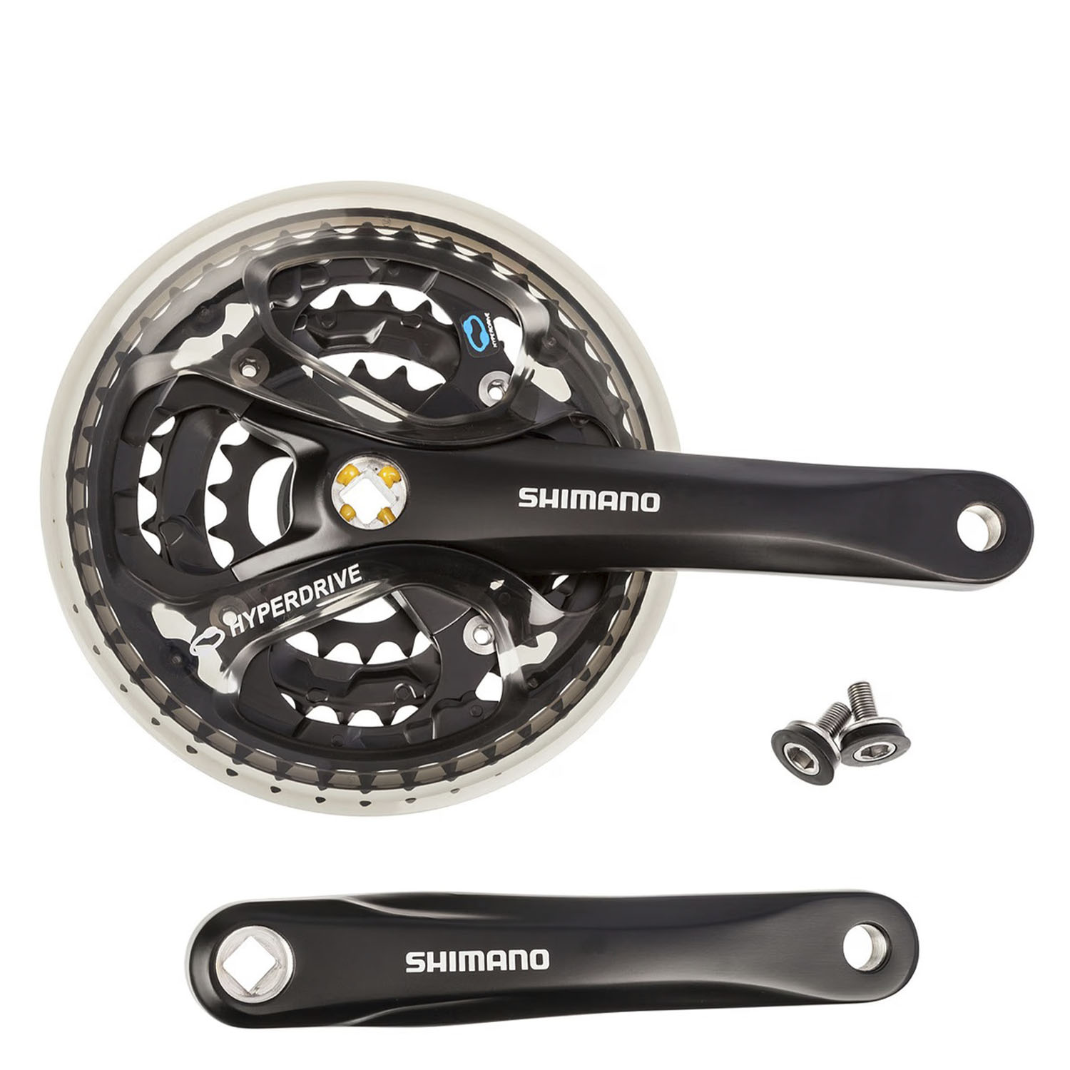 Система шатунов Shimano Acera, M361, 170 мм, кв, 42/32/22T, с защитой