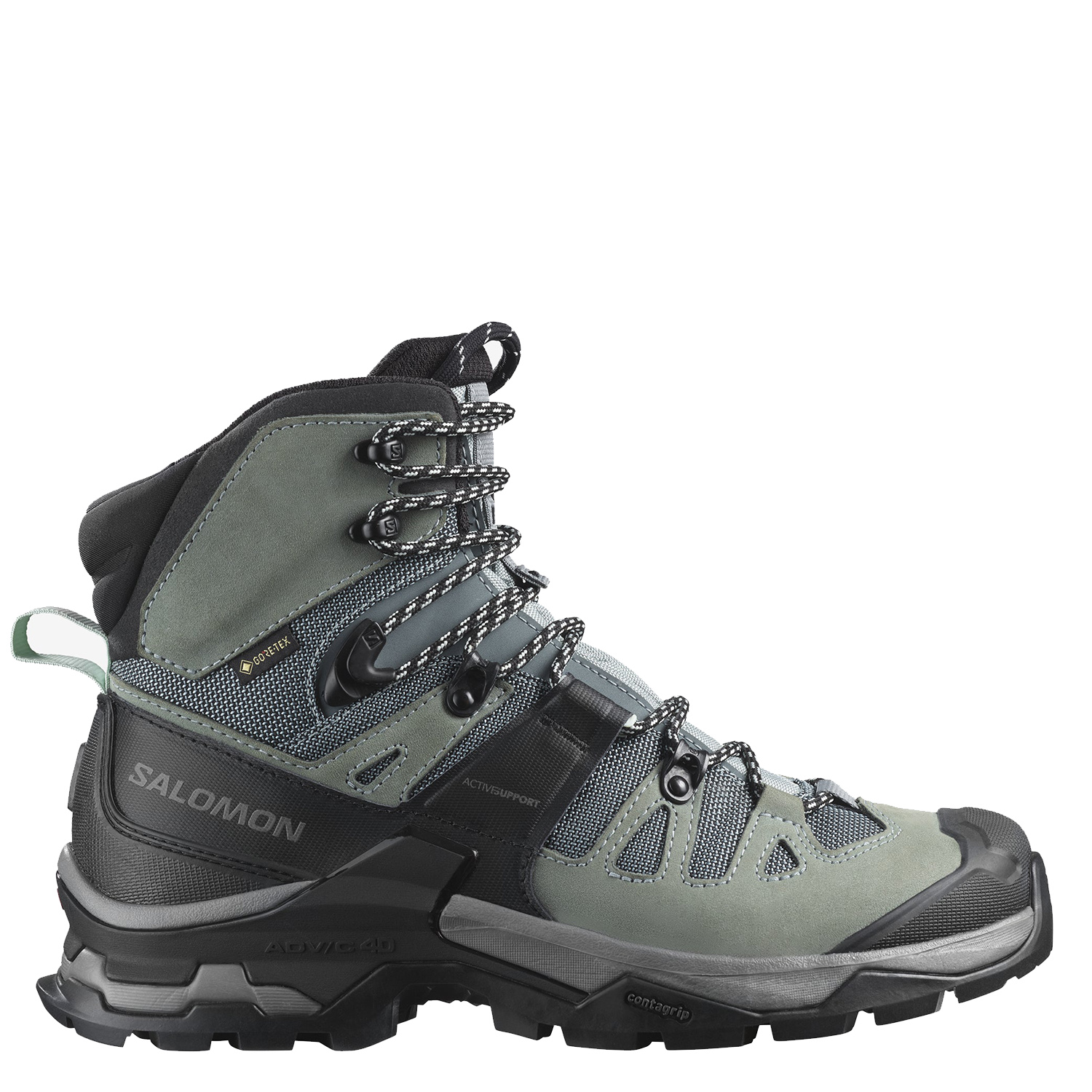 ★女の子用 4点セット メンテナンス.HOTWAX済★ salomon head Ботинки женские SALOMON Quest 4 Gtx W Slate/Trooper/Opal Blue