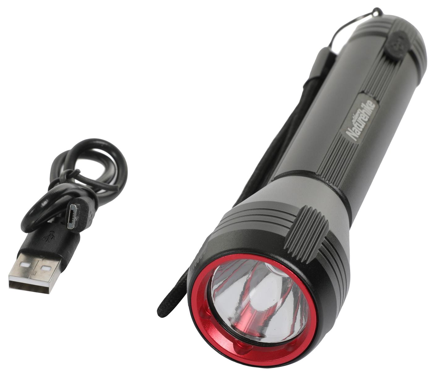 Фонарь ручной Naturehike Outdoor Flashlight Black