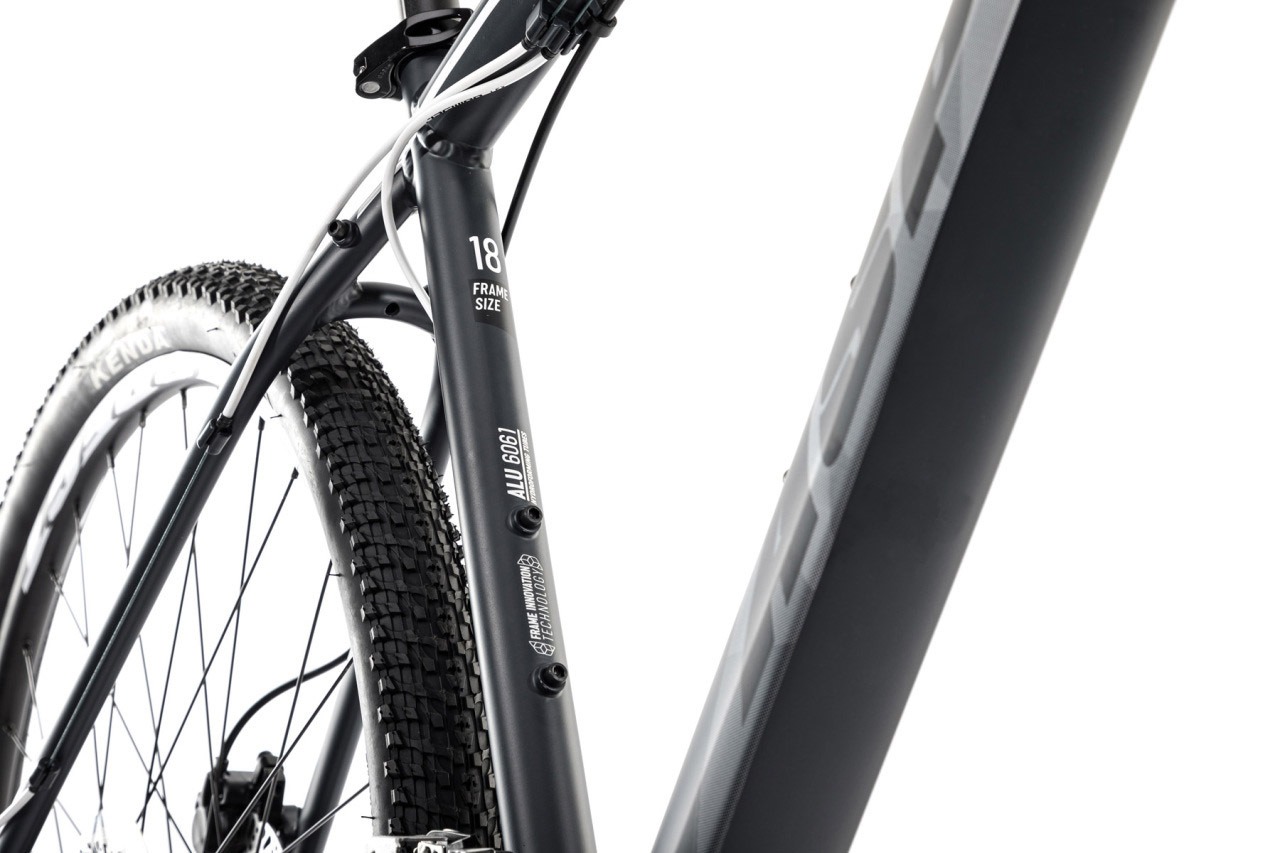 Велосипед Aspect Nickel 29 + кассета 2021 серо-белый