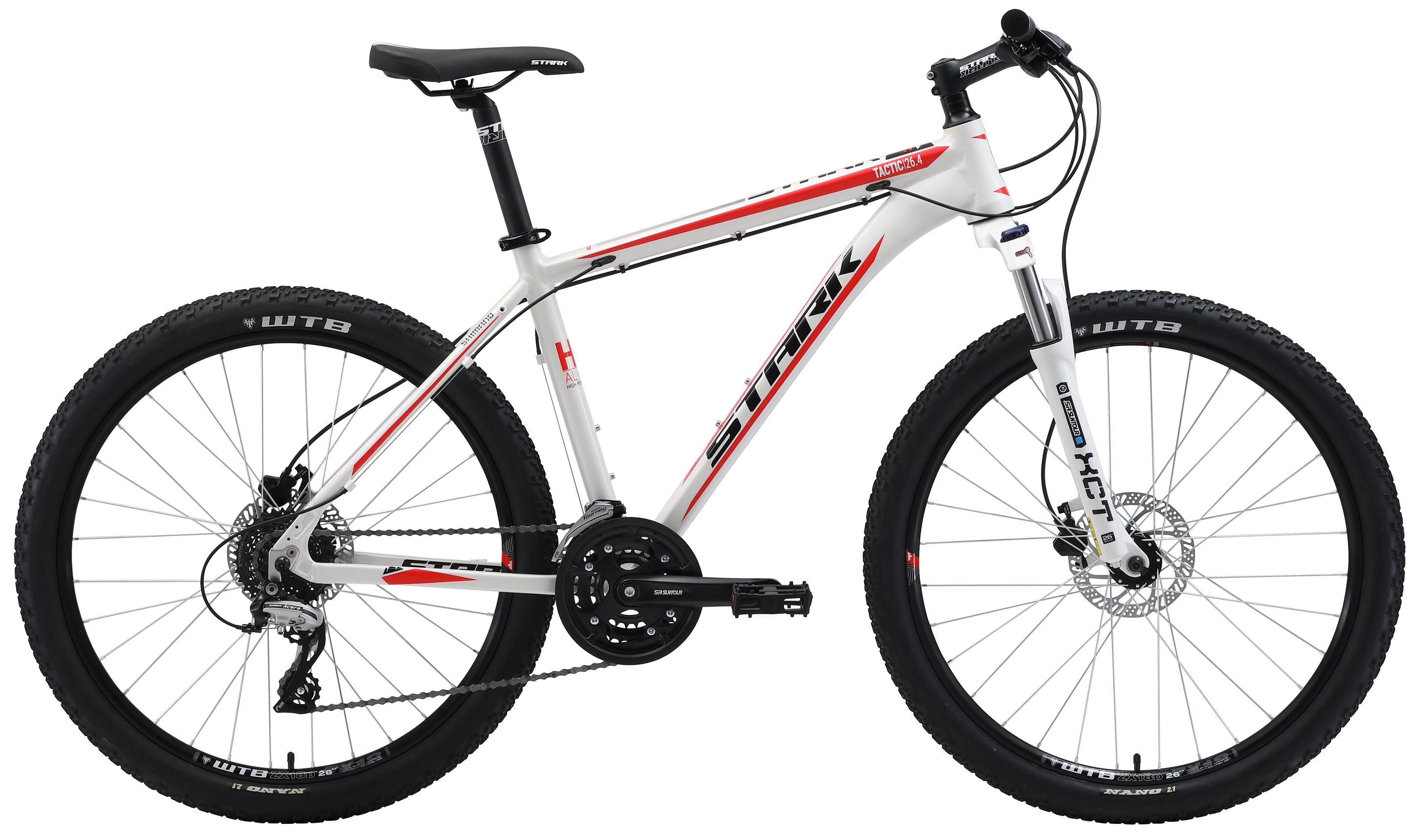 

Велосипед Stark Tactic 26.4 Hd 2018 White/red /black