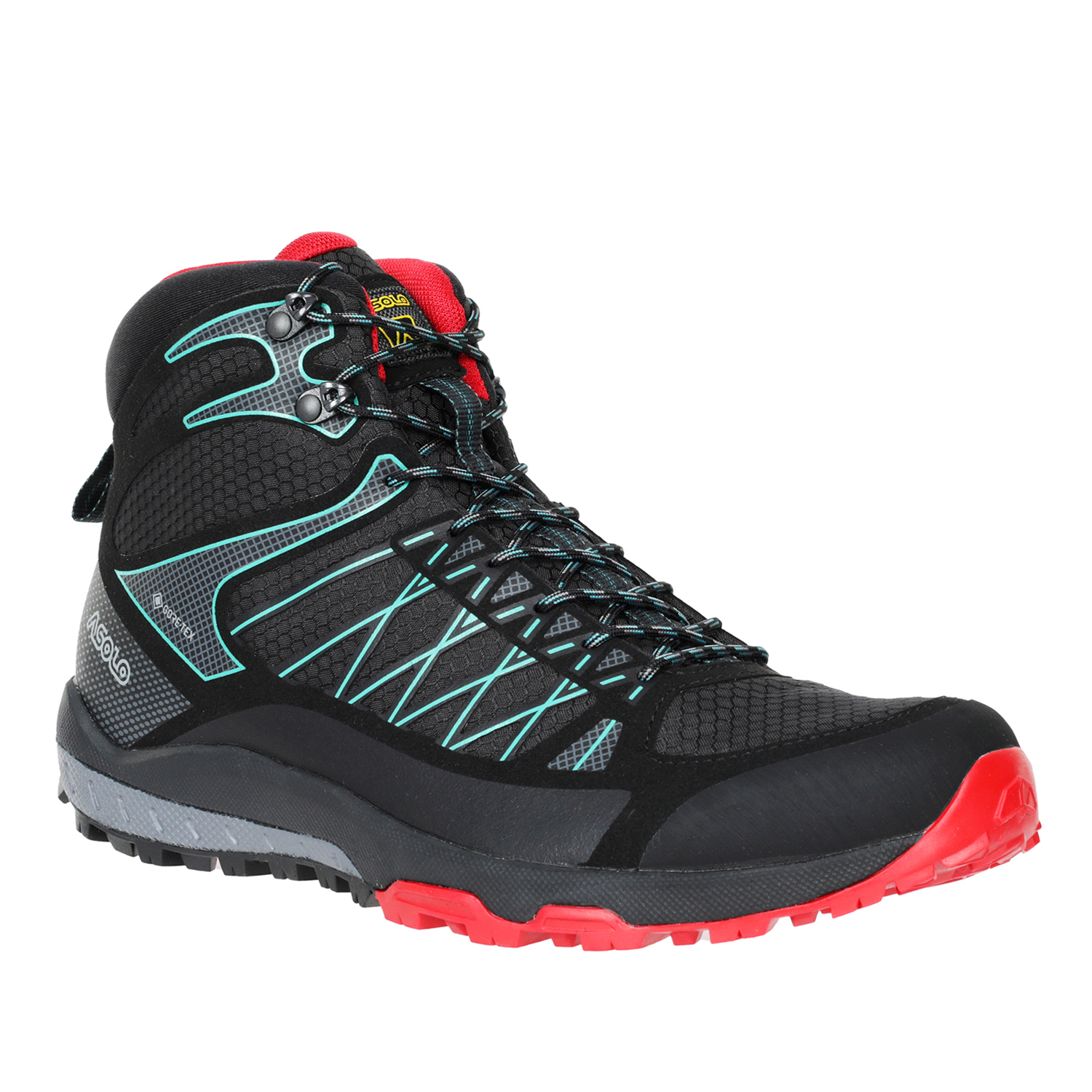 Ботинки Asolo Hiking/Lifestyle Grid Mid Gv Black Red
