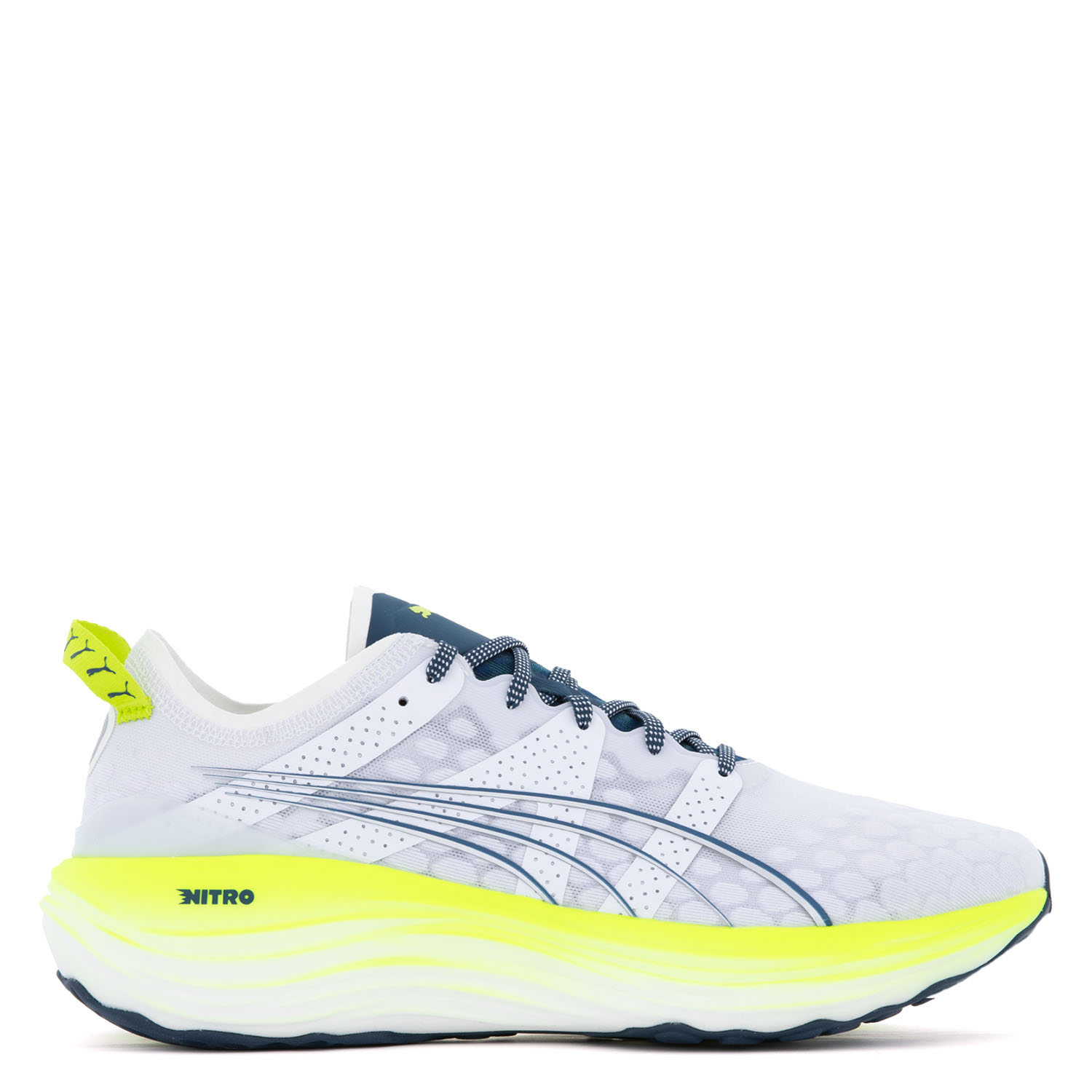 Кроссовки Puma Foreverrun Nitro White/Ocean Tropic/Lime Pow