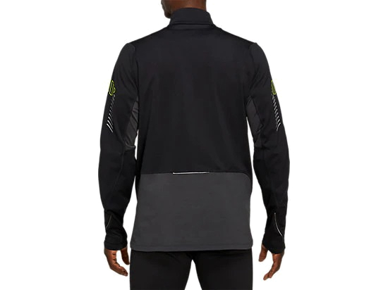 Куртка беговая Asics 2020-21 Lite-Show Winter 1/2 Zip Top Performance Black/Graphite Grey