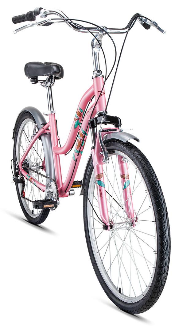 Велосипед Forward Evia Air 26 1.0 2019 Розовый мат.