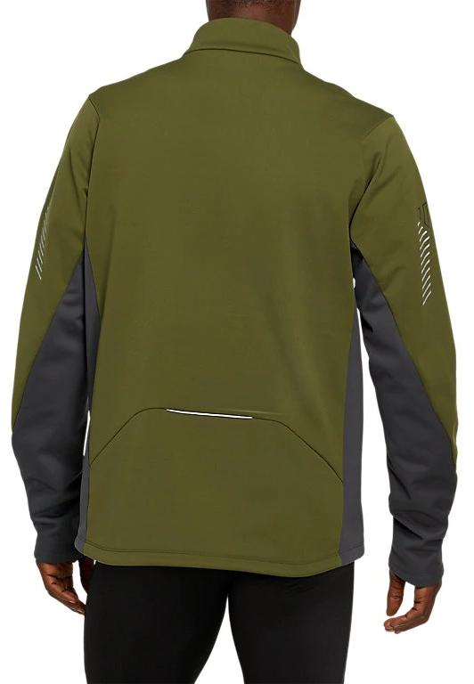Куртка беговая Asics 2020-21 Lite-show winter jacket Smog Green/Graphite Grey