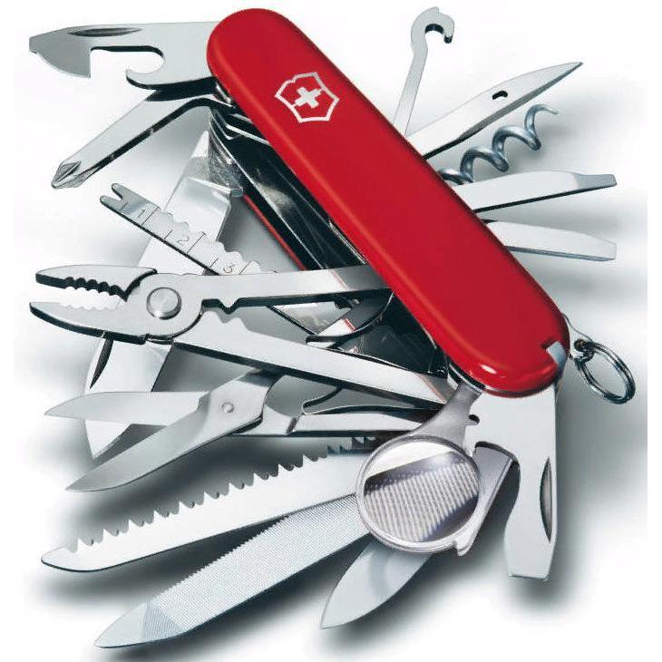 Нож Victorinox SwissChamp (1.6795) 91мм 33функций красный