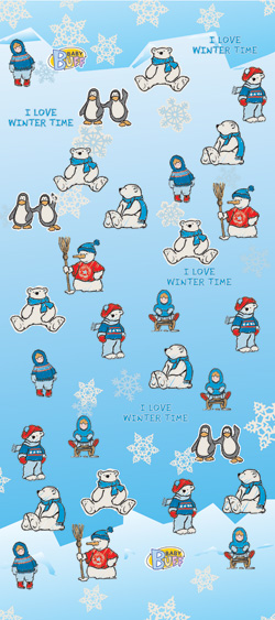 Бандана Buff Tubular Baby Buff Hello Winter