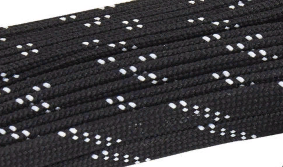 Шнурки для коньков Tempish for hockey skate - waxed black