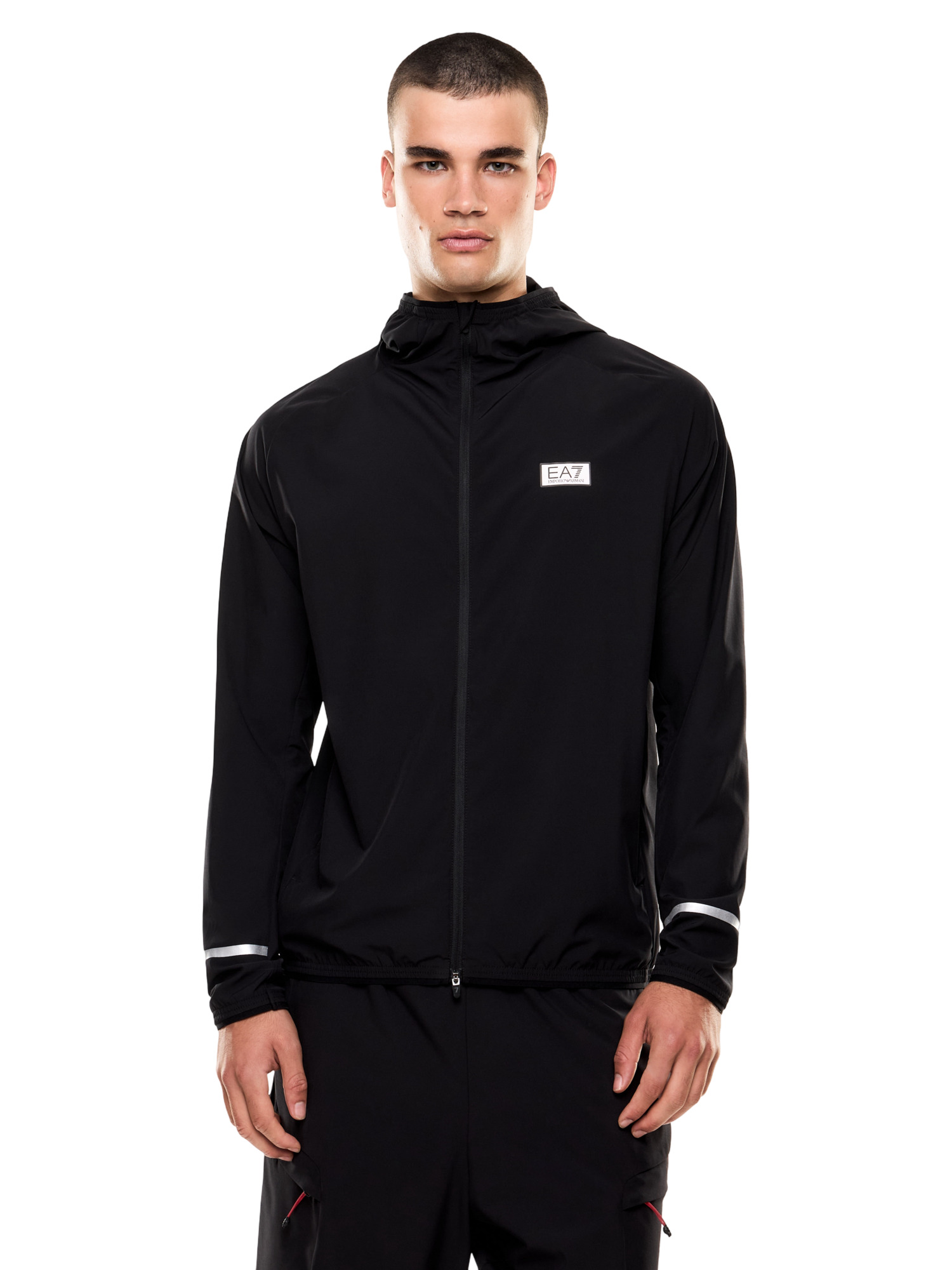 Куртка мужская EA7 Emporio Armani Ventus 7 Hoodie Fz Pl Black