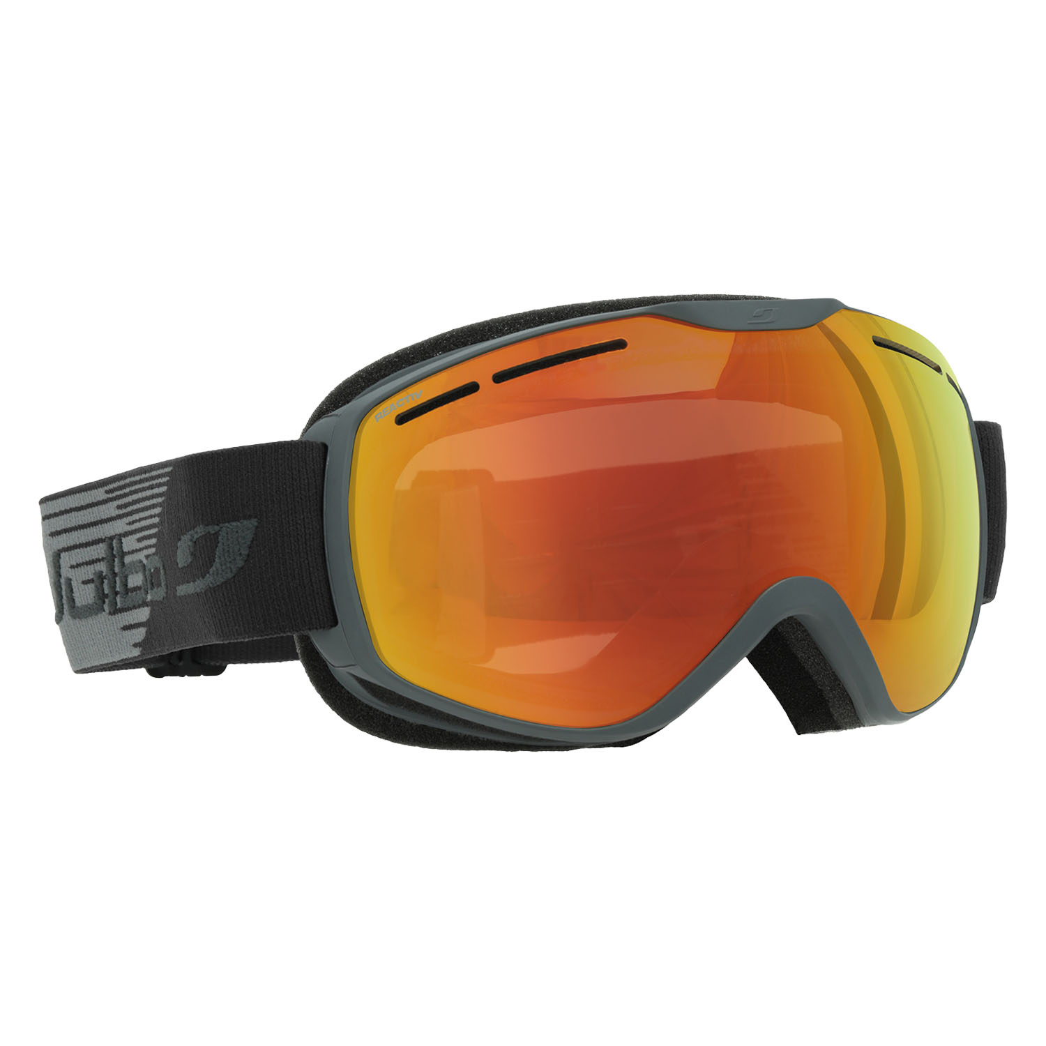 Очки горнолыжные Julbo Fusion Gray-Reactiv 2-3 Glarecontrol Flash Red