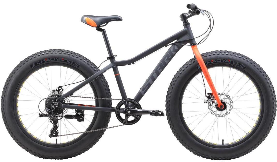 Велосипед Stark Rocket Fat 24.2 D 2019 Серый/Оранжевый