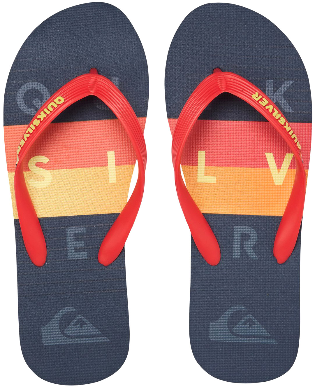 Сланцы Quiksilver Molo Word Block M Red/Blue/Red