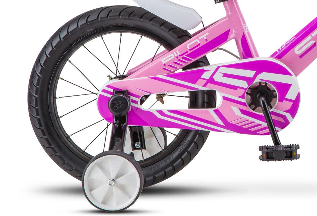 Велосипед Stels Pilot 150 16 2022 розовый