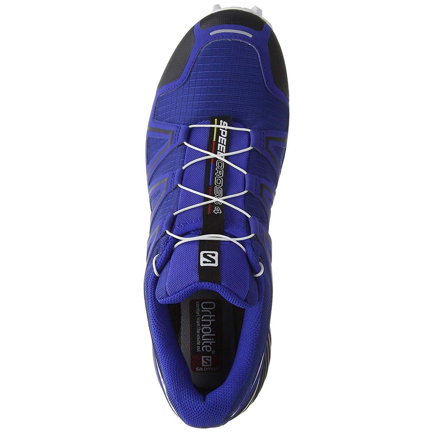 Беговые кроссовки для XC Salomon 2019 Speedcross 4 Maz Blue/Black/Wht