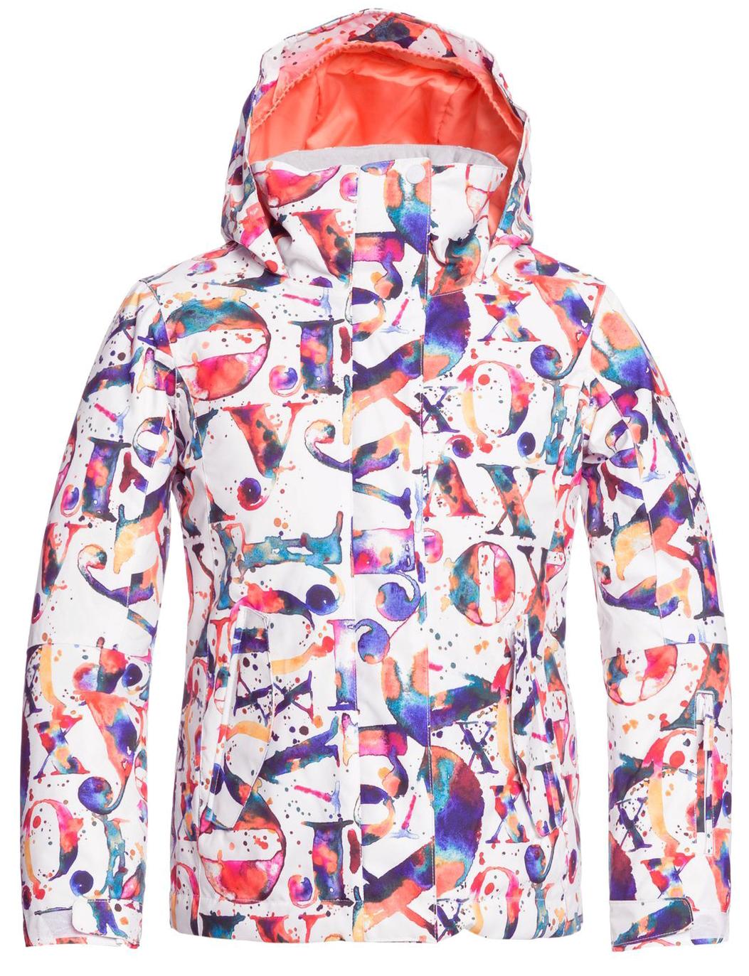 Куртка сноубордическая детская Roxy 2020-21 RX Jetty Bright white magic carpet