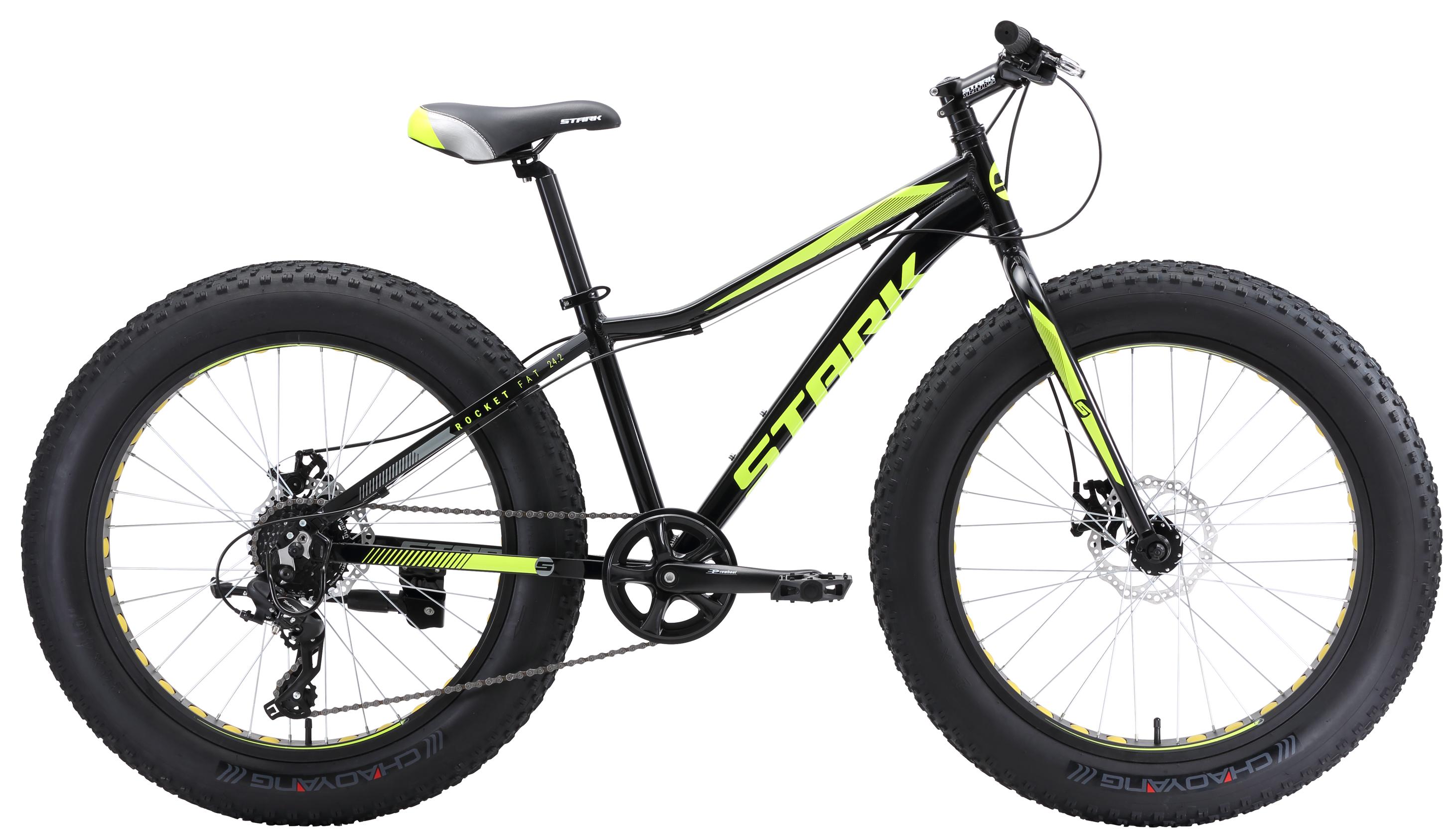 

Велосипед Stark Rocket Fat 24.2 D 2018 Black/green