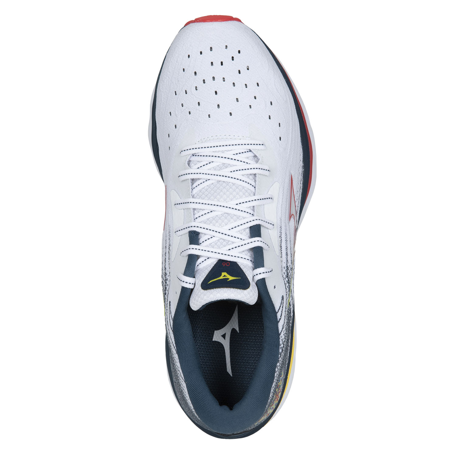 Беговые кроссовки Mizuno Wave Sky 6 Blk/Quicksilver/HotCoral