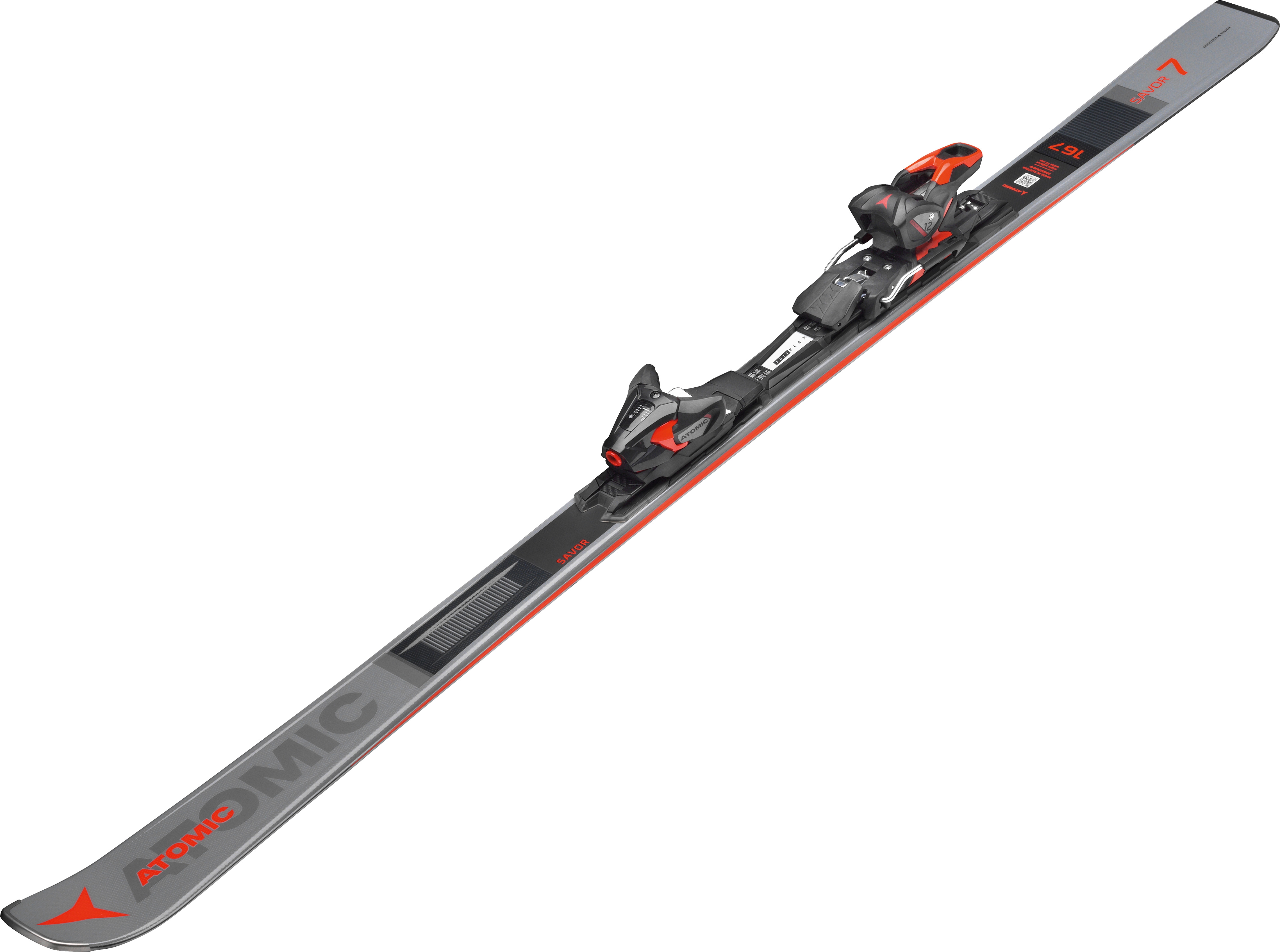 Горные лыжи с креплениями ATOMIC Savor 7 + FT 12 GW Grey