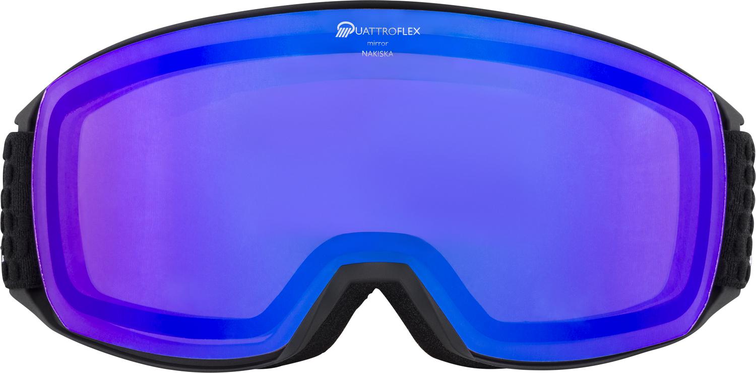 Очки горнолыжные Alpina 2020-21 NAKISKA black matt QHM blue