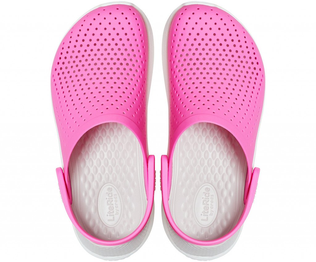 Сандалии Crocs LiteRide Clog Electric Pink/Almost White