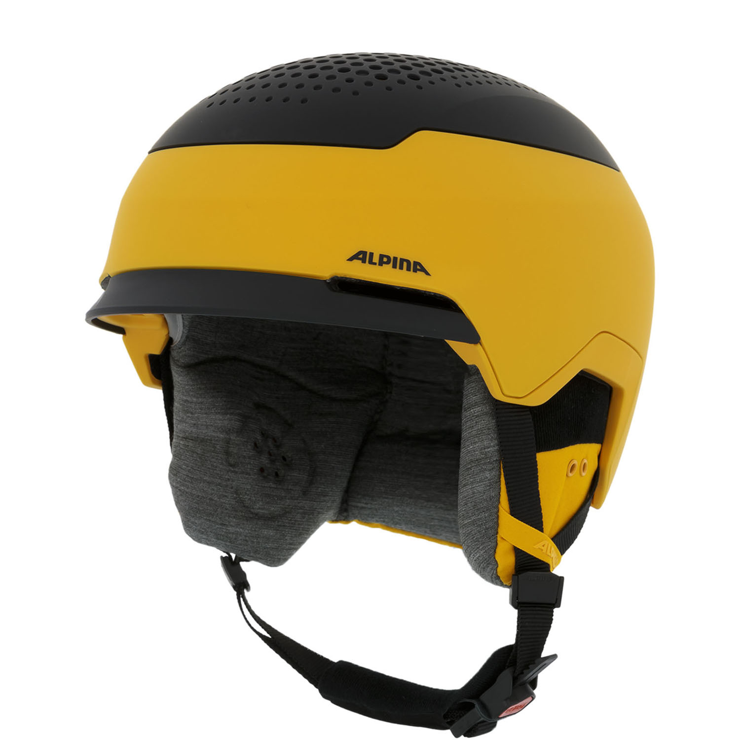 Шлем ALPINA Gems Burned-Yellow Black Matt