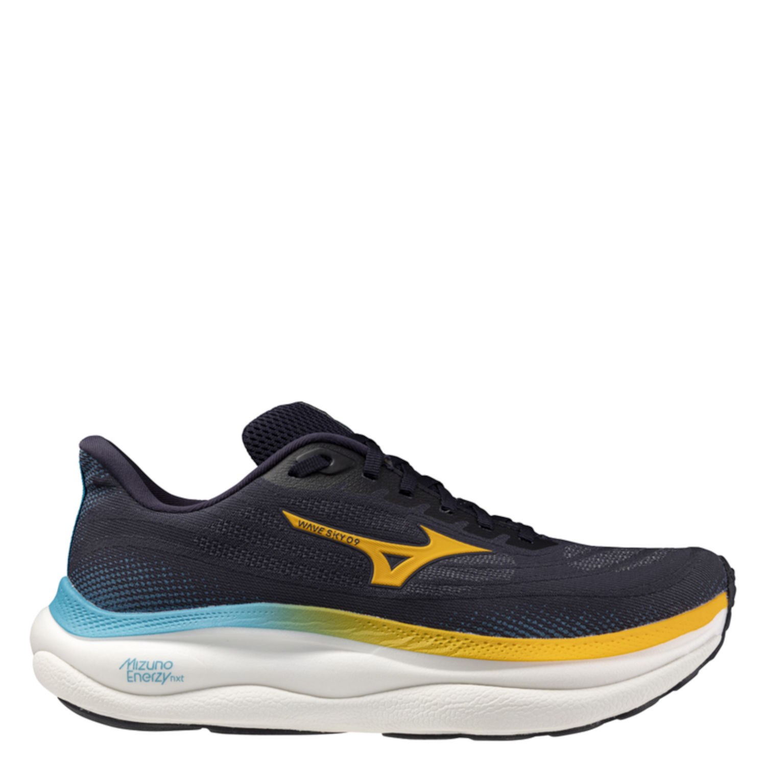 Кроссовки мужские Mizuno Wave Sky 9 Baritone Blue/Citrus/Capri