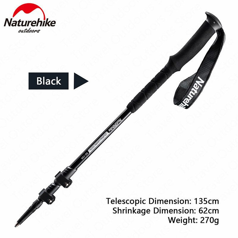 Палка треккинговая Naturehike ST03 3-Node 7075 AL trekking pole Black ...