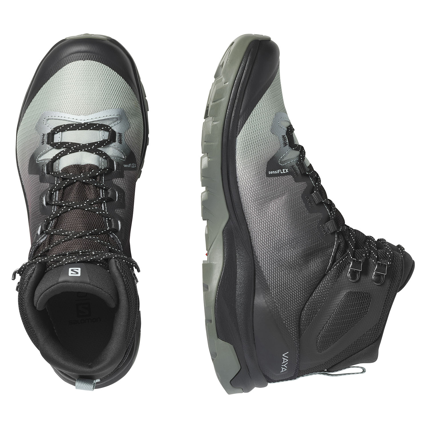 Ботинки SALOMON Vaya Mid Gtx Aqua Gray/Phantm/Ca