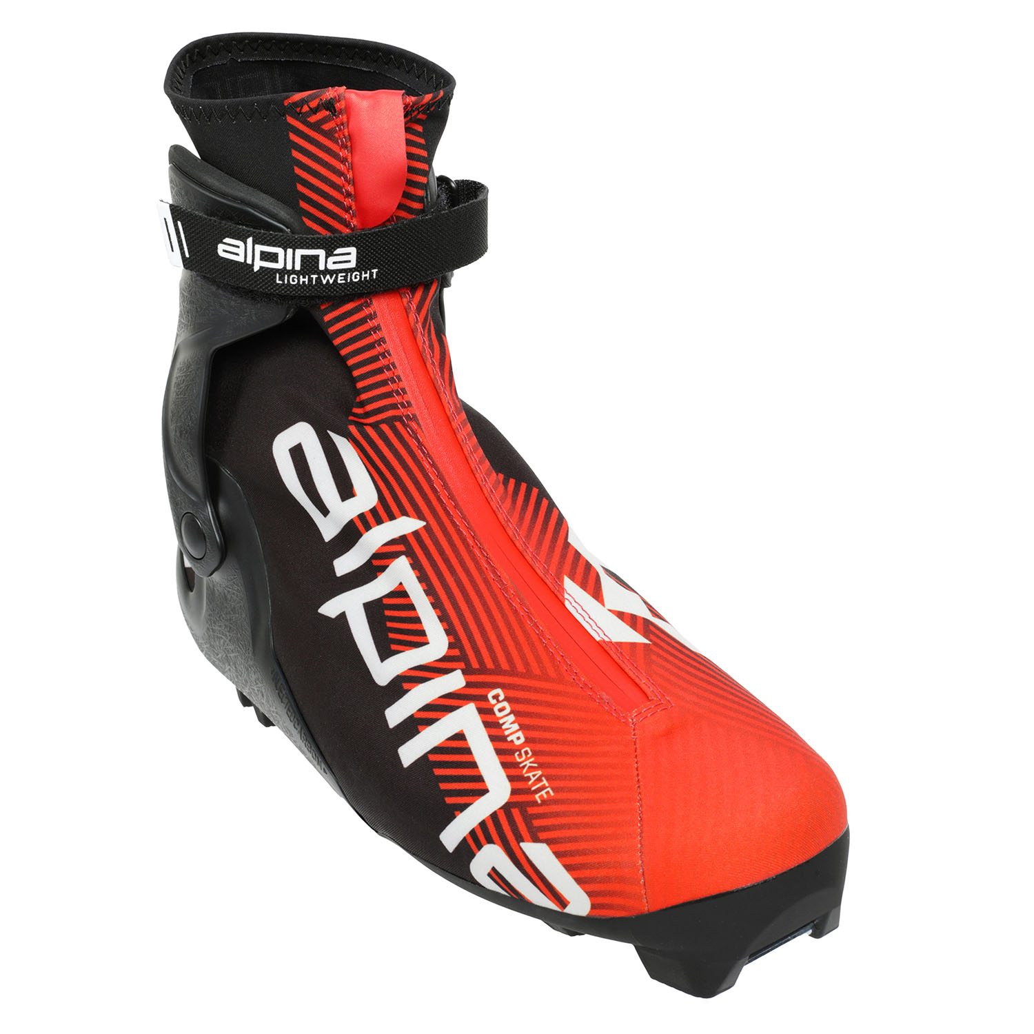 Лыжные ботинки Alpina. COMP Skate Red/White/Black