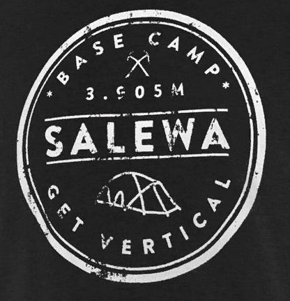 Футболка для активного отдыха Salewa 2018-19 BASE CAMP DRI-REL M S/S TEE black out melange