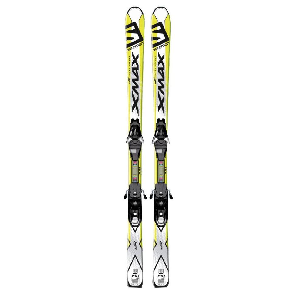 Горные лыжи с креплениями SALOMON 2016-17 SKI SET E X-MAX Jr XS + E EZY5 B80