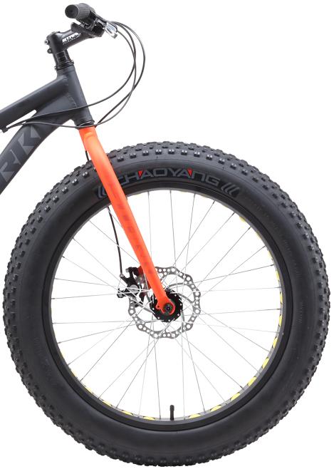 Велосипед Stark Rocket Fat 24.2 D 2019 Серый/Оранжевый