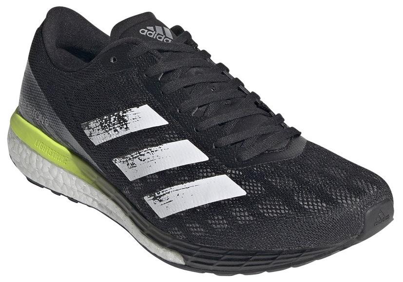 Кроссовки Adidas Adizero Boston 9 M Core Black/Ftw White/Solar Yellow